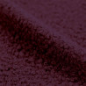 Curly Fleece AUBERGINE Eggplant